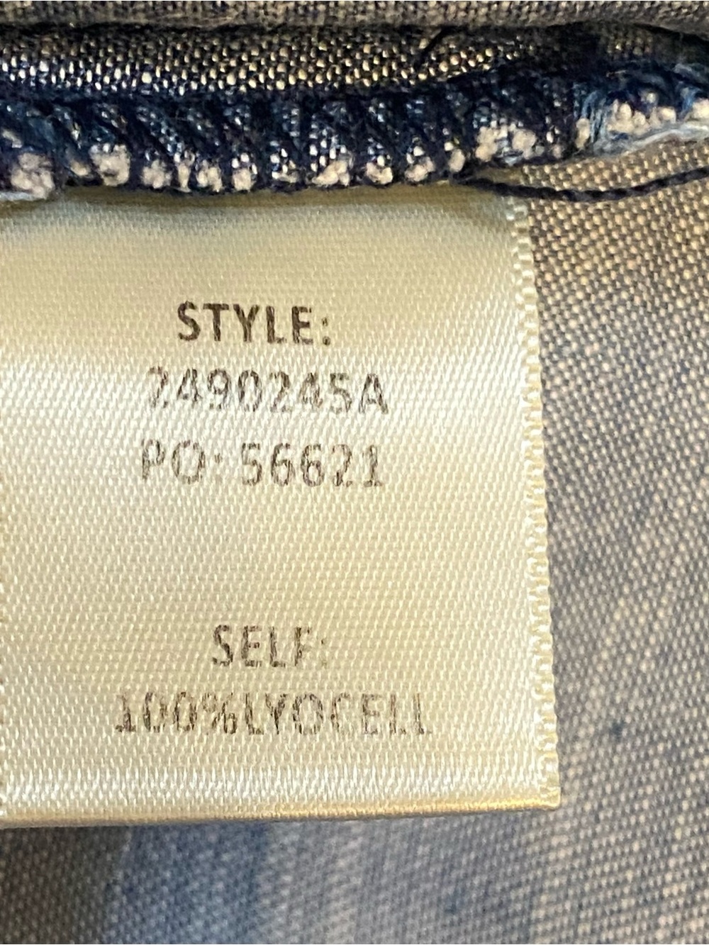 Avara Chambray Button-Down Maxi Dress with Tie Belt - Picture 15 of 16